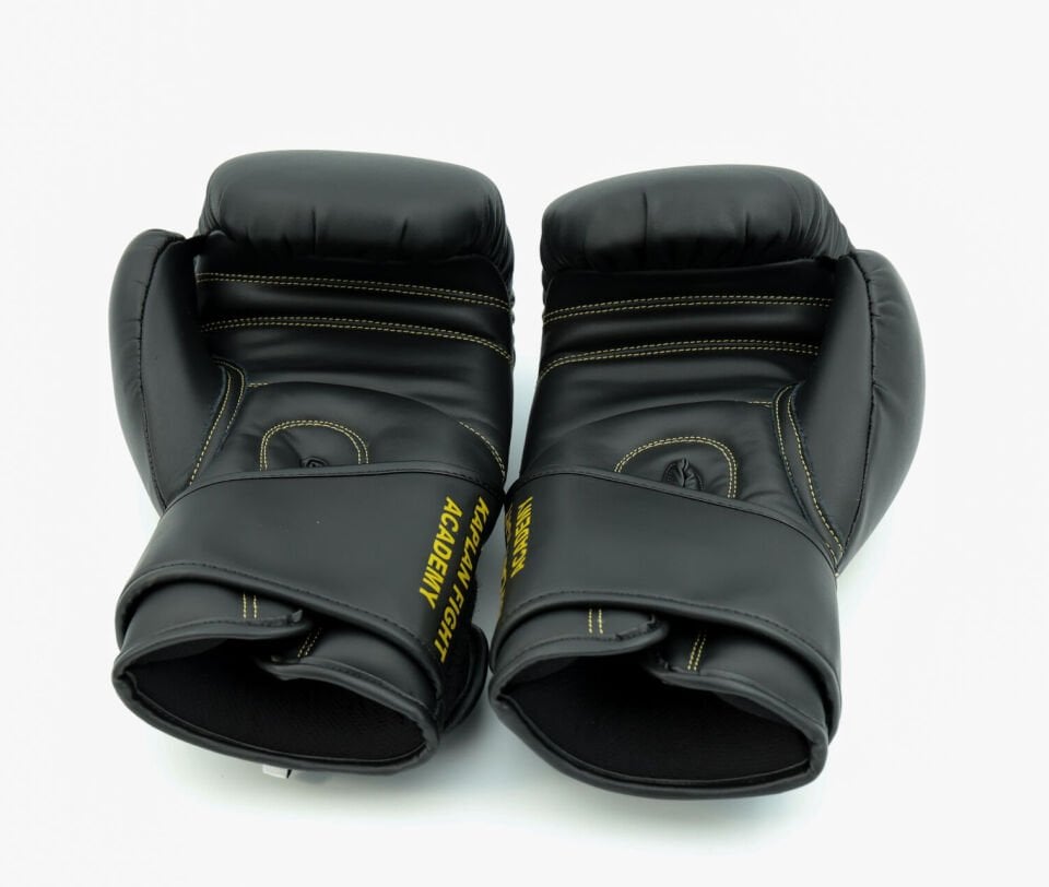 Kaplan Fight Pro %100 Deri Siyah Eldiven