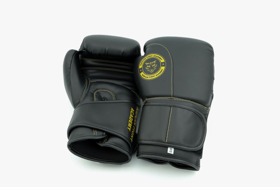 Kaplan Fight Pro %100 Deri Siyah Eldiven