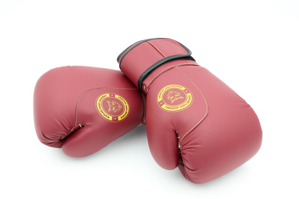 Kaplan Fight Pro %100 Deri Bordo Eldiven