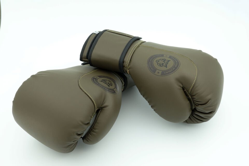 Kaplan Fight Pro %100 Deri Haki Eldiven