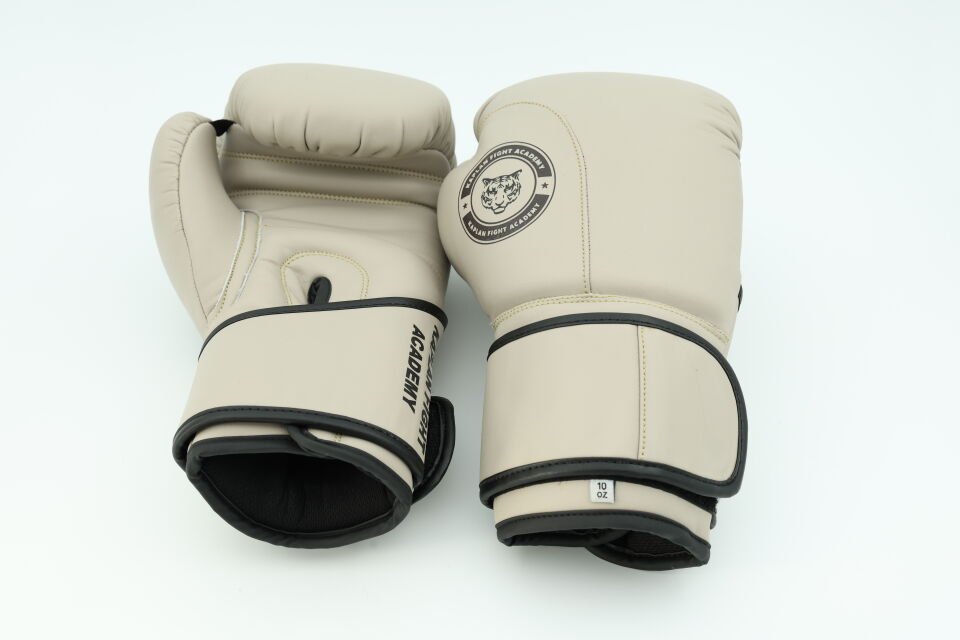 Kaplan Fight Pro %100 Deri Bej Eldiven