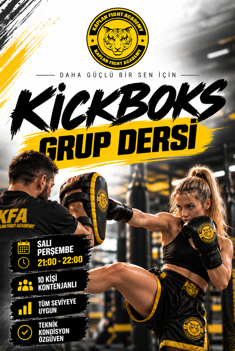KFA KICKBOKS GRUP DERSİ (Aylık)