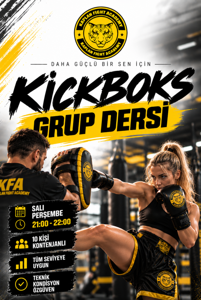 KFA KICKBOKS GRUP DERSİ (Aylık)
